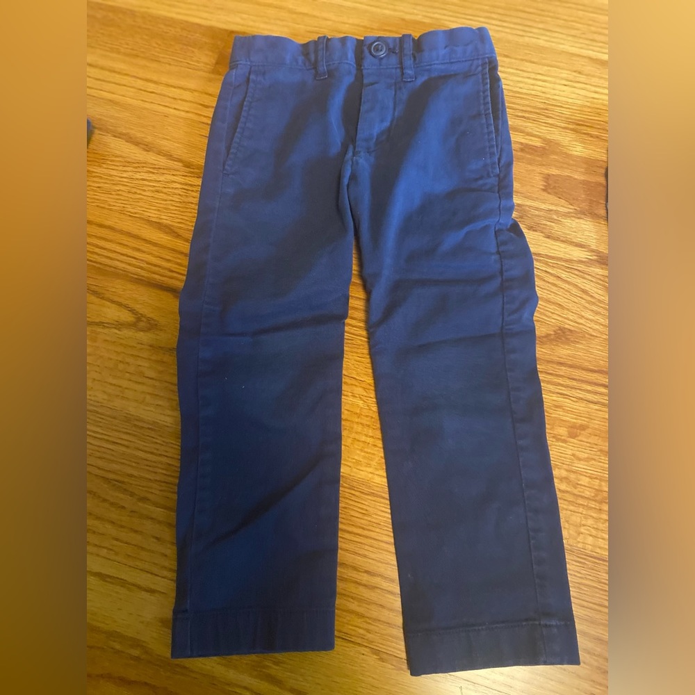Crewcuts size 4 boys navy blue chinos little kids pants